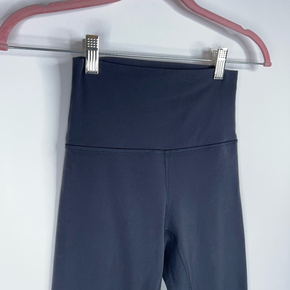 Lululemon Align Crop Leggings Black High Rise Soft Lightweight Athleisure Size 4 - Picture 3 of 11